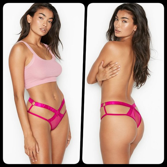 Victoria's Secret Other - Victoria's Secret Wicked Rose Logo Cheeky Panty